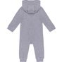 kariban Grenouillère bébé avec capuche oxford_grey/navy