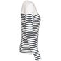 Kariban marinière manches longues femme striped_white/navy