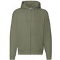 fruit of the loom Premium Hooded Sweat-Jacket classic_olive