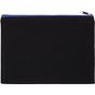 Kimood Pochette en coton canvas - grand modèle black/royal_blue