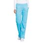 Cherokee Pantalon cargo à taille élastique pour femme turquoise