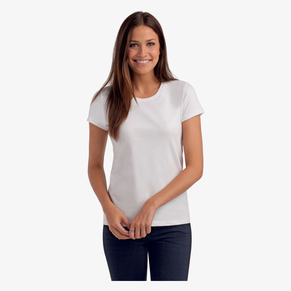 Women's Crew Neck T-Shirt organic Hanes