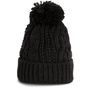 k-up Bonnet en maille tricot black