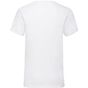 fruit of the loom Valueweight V-Neck T white