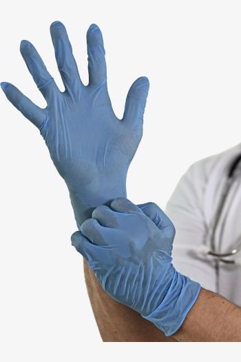 Gants nitrile usage unique Bleu 100 pcs AQL 1.5 "Kars"