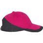 k-up Racing - casquette bicolore 6 panneaux fuchsia/dark_grey