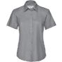 Russell Chemise Oxford cintrée manches courtes femme silver