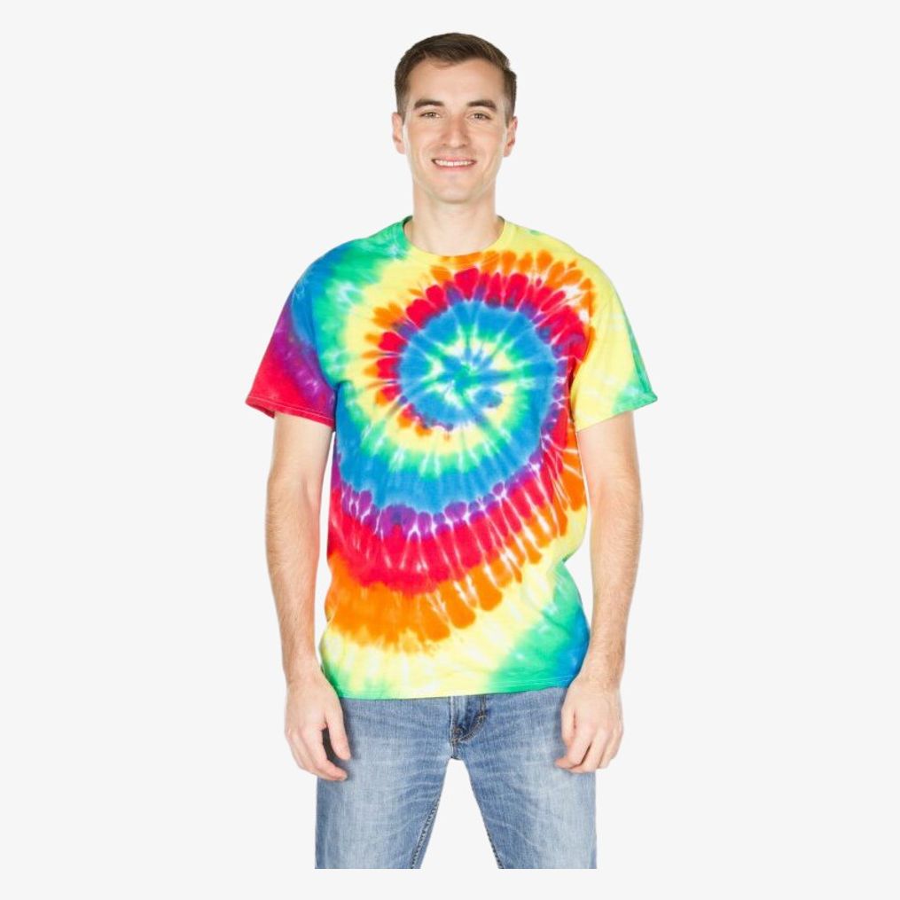 Multi-Color Spirals T-Shirt Dyenomite