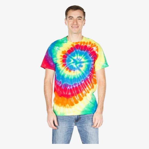 Multi-Color Spirals T-Shirt Dyenomite