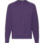 fruit of the loom Classic raglan sweat purple