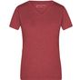 James&Nicholson Ladies' Heather T-Shirt wine_melange