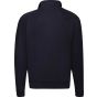 fruit of the loom Classic zip neck sweat deep_navy