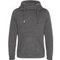 AWDis Just Hoods Cross neck Hoodie  charcoal