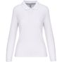 WK Designed To Work Polo manches longues femme white