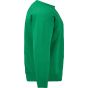 fruit of the loom Classic raglan sweat heather green