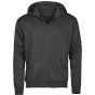 Tee Jays Unlabeled Hooded Full Zip Sweatshirt black