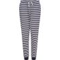 SF Clothing Unisex cuffed lounge pants navy/white_stripes