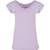 Build Your Brand Basic Ladies Wide Neck Tee - lilac - S