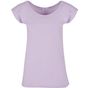 Build Your Brand Basic Ladies Wide Neck Tee lilac