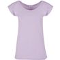 Build Your Brand Basic Ladies Wide Neck Tee - lilac - S