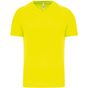 ProAct T-shirt de sport manches courtes col v homme fluorescent_yellow