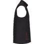 WK Designed To Work Bodywarmer Day To Day bi-matière unisexe black/red