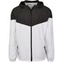 Build Your Brand 2-Tone Tech Windrunner white/black