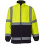 yoko Veste polaire haute visibilité hi_vis_yellow/navy