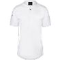 karlowsky Women's Short-Sleeve Performance Work Shirt in sage, Slim Fit White