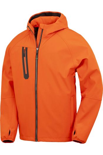 Image produit 3-Layer Recycled Printable Casual Hooded Softshell