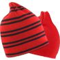 Result Team reversible beanie red/black/red
