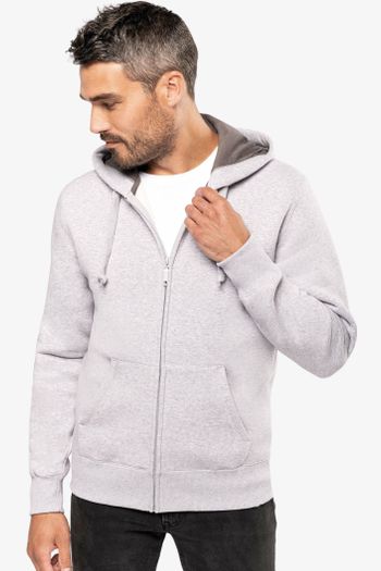 Image produit Sweat-shirt zippé capuche unisexe