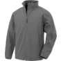 Result Recycled mens 2-layer printable softshell jacket workguard_grey