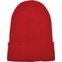 flexfit Recycled Yarn Ribbed Knit Beanie red