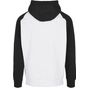 Build Your Brand Basic Basic Raglan Hoody white/black