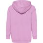 fruit of the loom Kids classic hooded sweat light pink