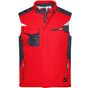 James&Nicholson Craftsmen Softshell Vest -STRONG- red/black