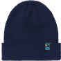 Neutral Mixed Knit Beanie navy