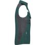 James&Nicholson Craftsmen Softshell Vest -STRONG- dark_green/black