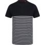 Front Row Short sleeve Breton T navy/white