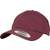 flexfit Peached Cotton Twill Dad Cap maroon