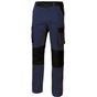 Velilla Pantalon multipoches bicolore navy/black