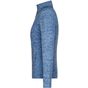 James&Nicholson Ladies´ Fleece Jacket blue_melange/navy