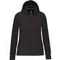 Kariban sweat-shirt zippé capuche femme dark_grey