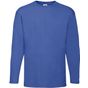 fruit of the loom Valueweight Long Sleeve T bleu_royal