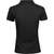 tee jays Women's luxury stretch v-neck polo black