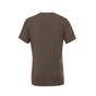 Bella Unisex triblend short sleeve tee brown_triblend