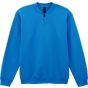Gildan Softstyle Midweight Adult Fleece 1/4 Zip Sweat royal