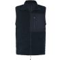 Front Row Recycled sherpa gilet navy