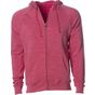 Independent Unisex Midweight Special Blend Raglan Zip Hood pomegranate
